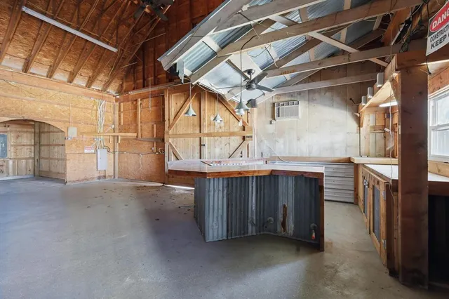 a view of storage and utility room