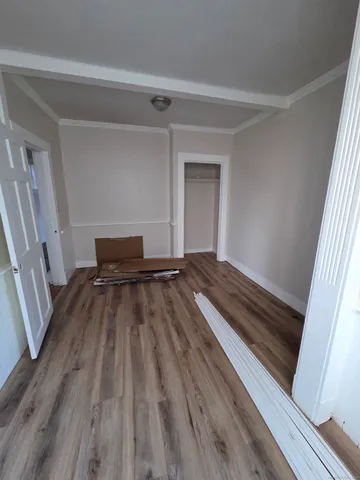 a view of wooden floor in a room