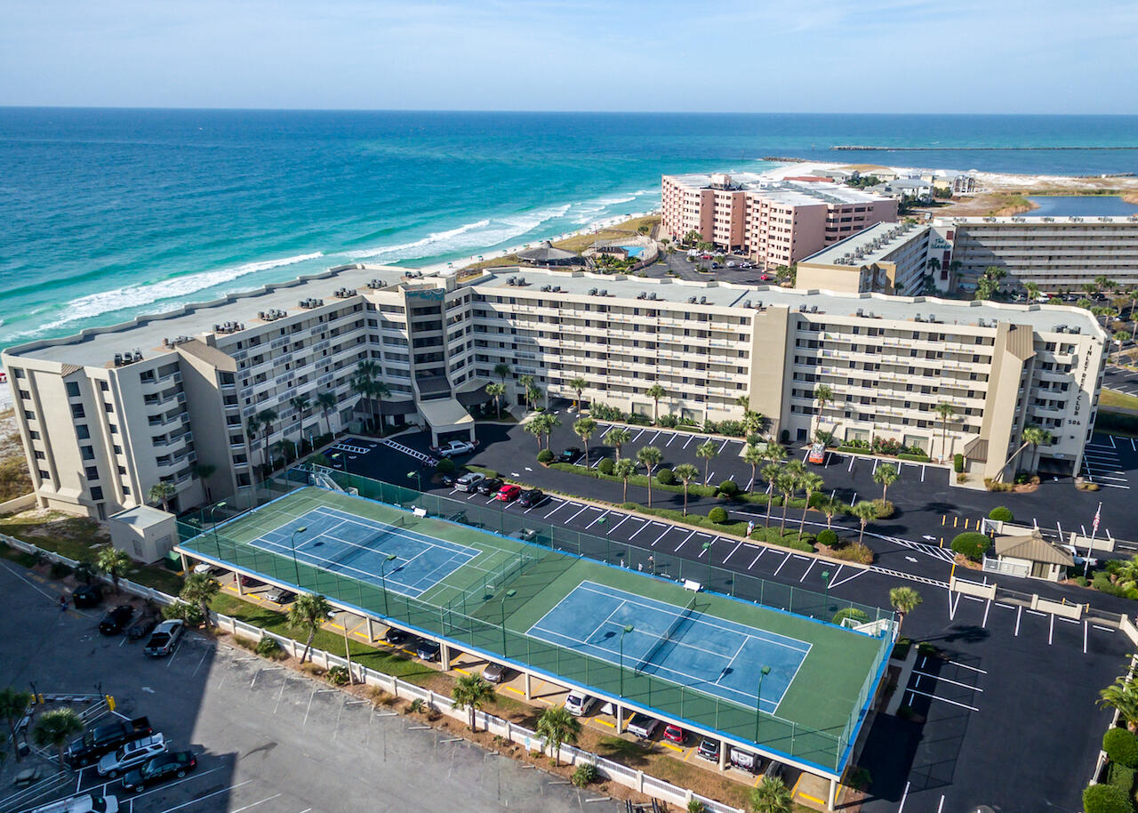 506 Gulf Shore Drive, Unit 617 Destin, FL 32541 - Photo 34 of 39 Aerial and Beach View