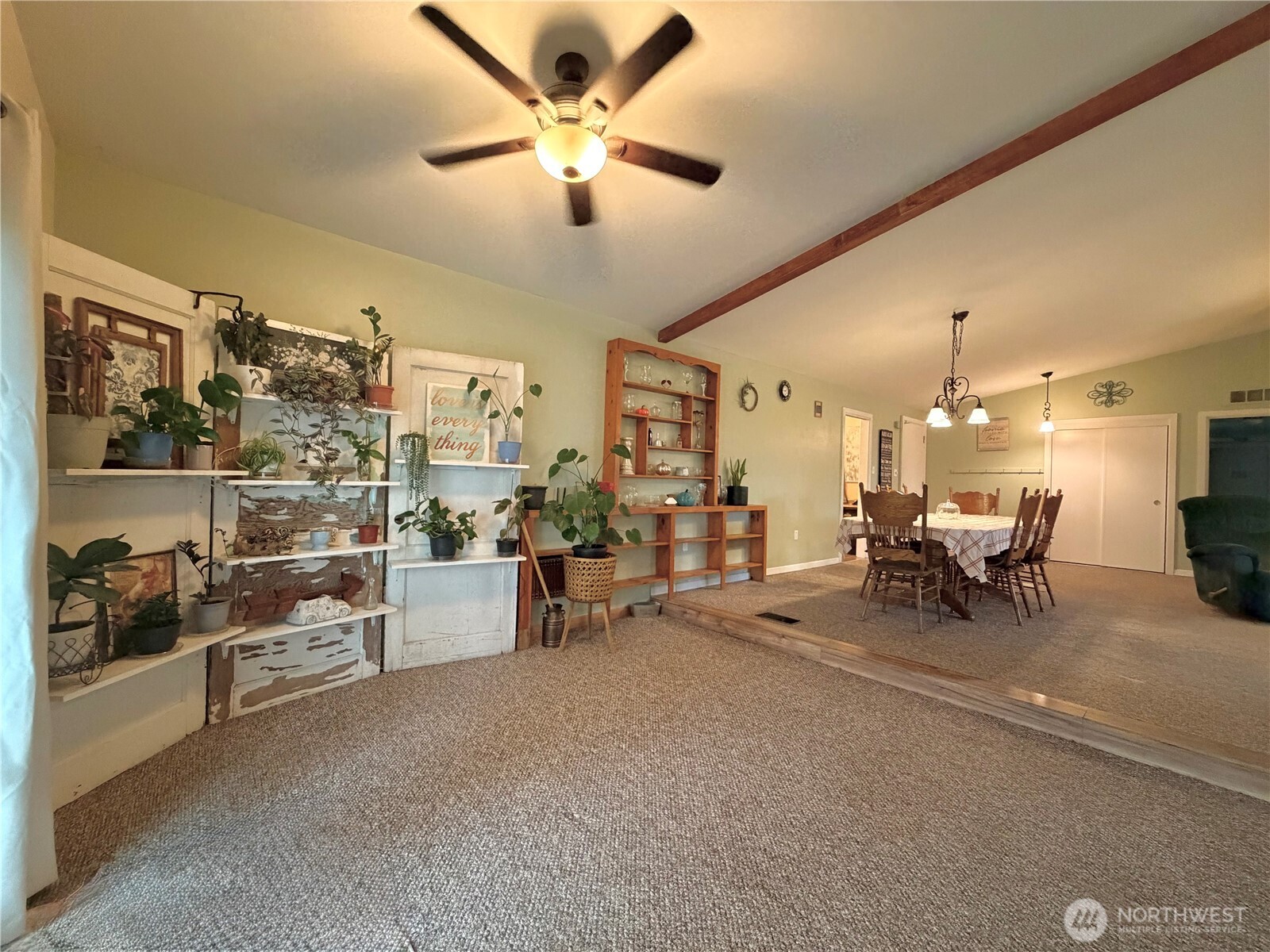 541 Fairchild Loop Moses Lake, WA 98837 - Photo 18 of 35 a view of a livingroom with furniture and a fan
