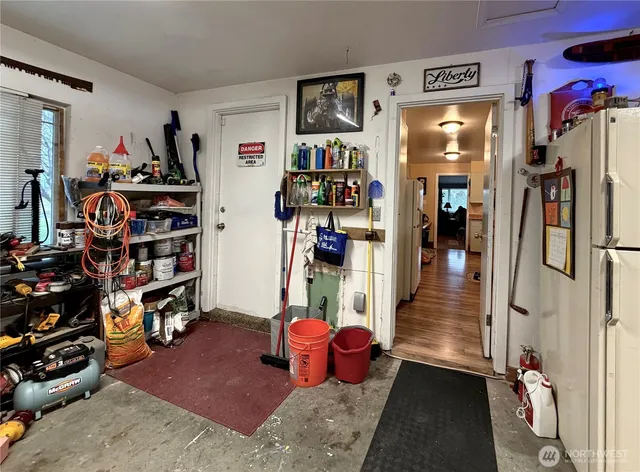 a room with lots of different colored cloths