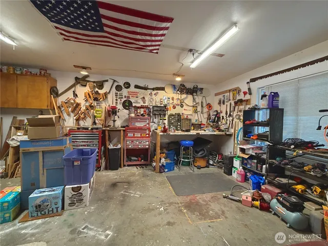 a view of storage and utility room