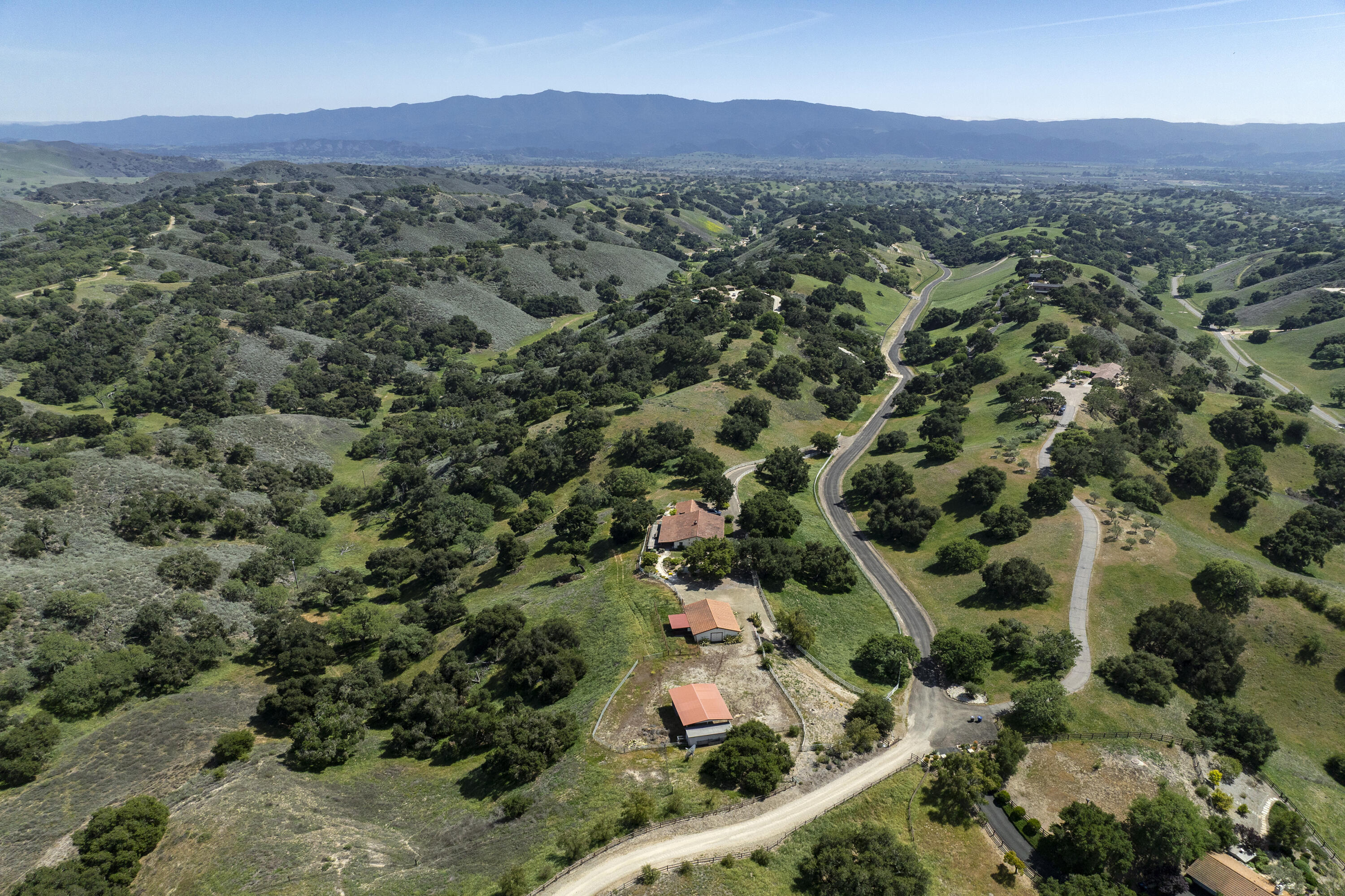 3776 Live Oak Road Santa Ynez, CA 93460 - Photo 2 of 36 an aerial view of residential house with outdoor space