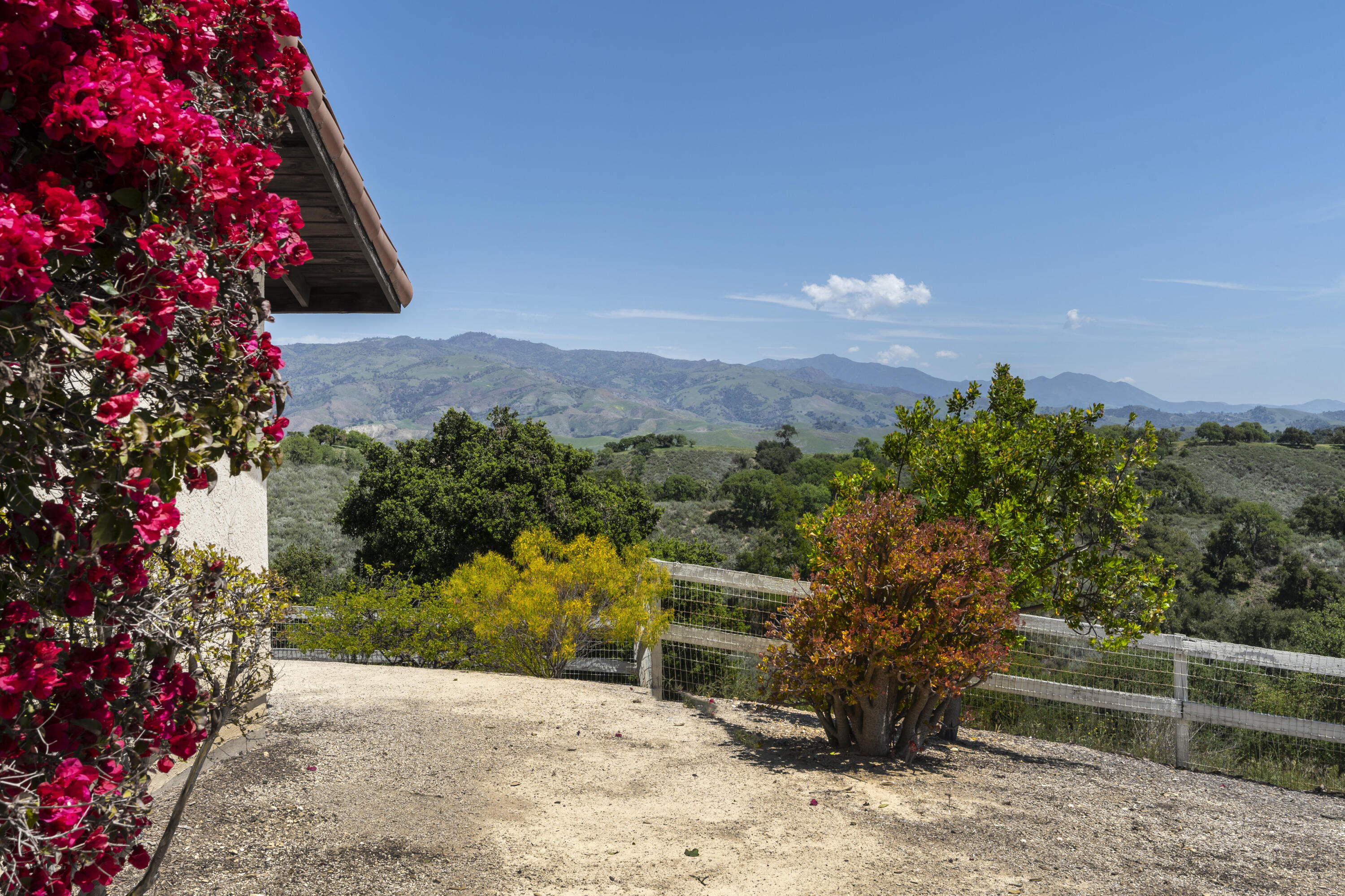 3776 Live Oak Road Santa Ynez, CA 93460 - Photo 30 of 36 a view of a garden with a building in the background