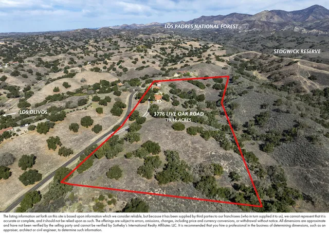 $2,495,000 | 3776 Live Oak Road, Santa Ynez, CA 93460