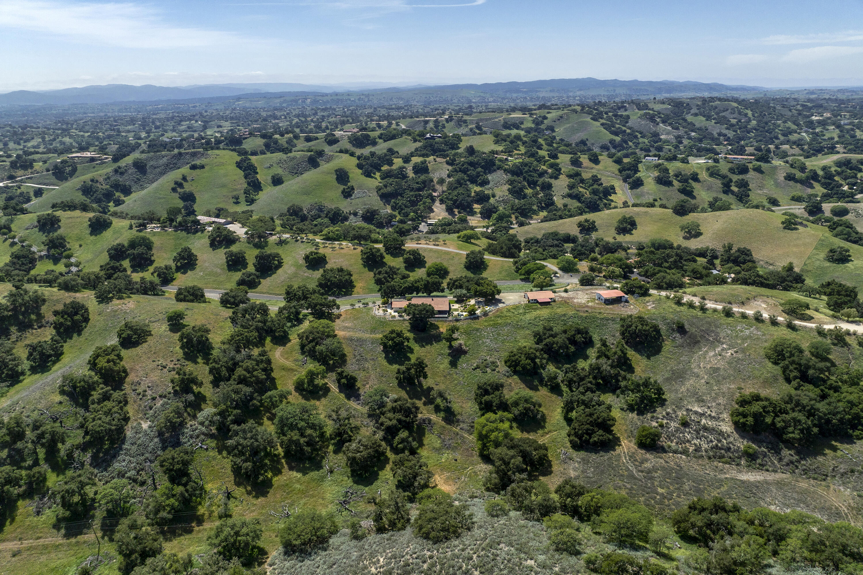 3776 Live Oak Road Santa Ynez, CA 93460 - Photo 34 of 36 an aerial view of a city with lots of residential buildings