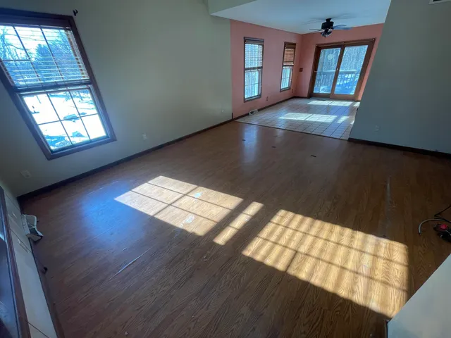 a utility room with washer and dryer