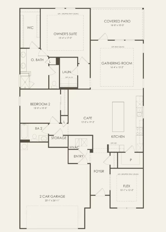 118 Pelham Street Georgetown, TX 78633 - Photo 2 of 7 Del Webb Homes, Mainstay/CT201, floor plan