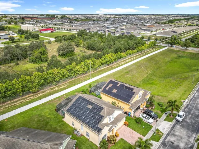 a view of a city from a pool