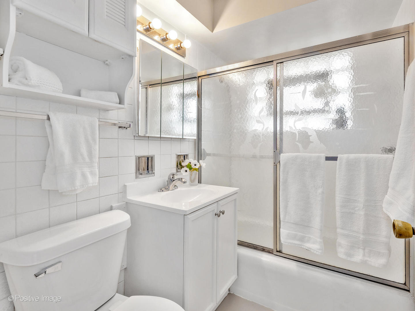 4220 Maple Avenue Brookfield, IL 60513 - Photo 13 of 22 a bathroom with a sink a toilet and shower