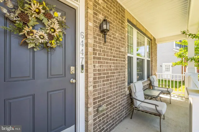 a view of balcony with patio