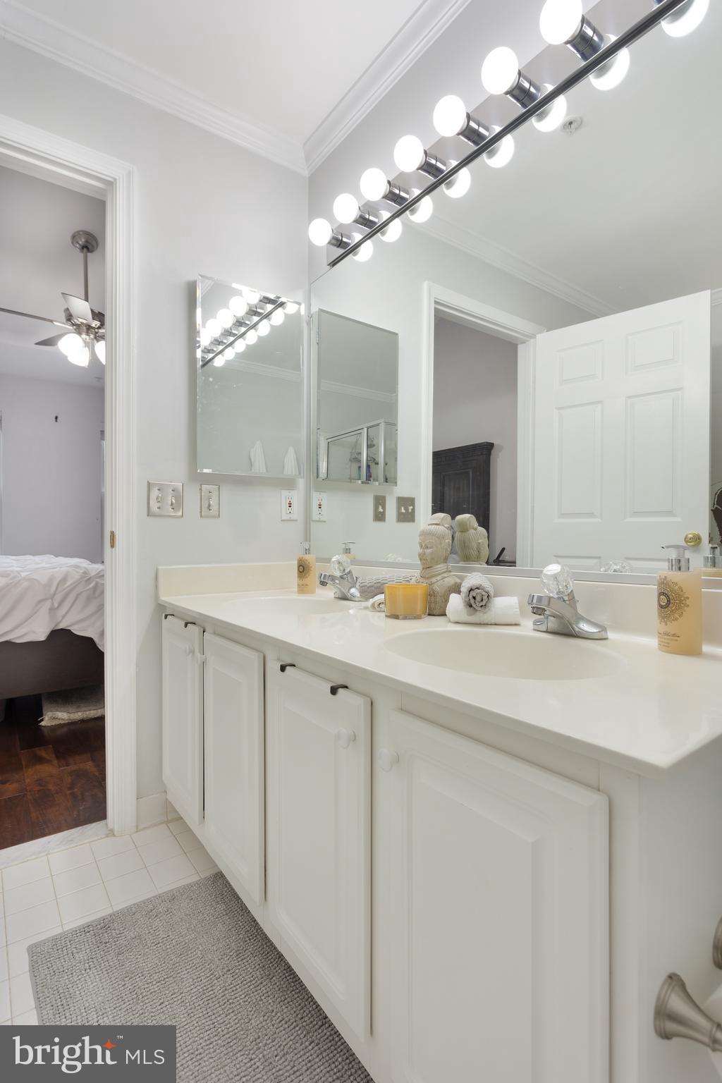 11834 Breton Court, Unit 22B Reston, VA 20191 - Photo 26 of 43 Primary Bath with dual vanity