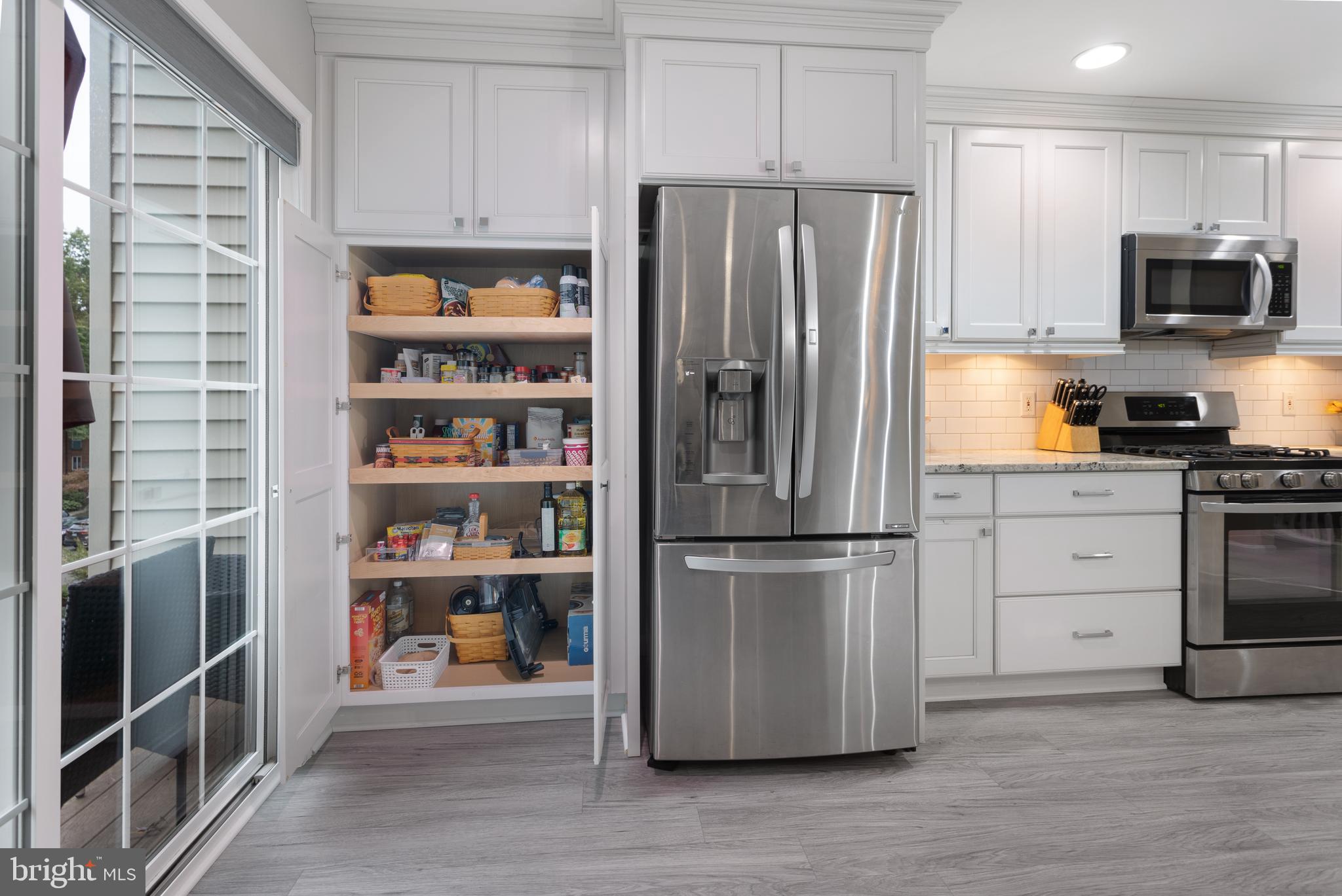 11834 Breton Court, Unit 22B Reston, VA 20191 - Photo 4 of 43 Pantry with pull out shelving
