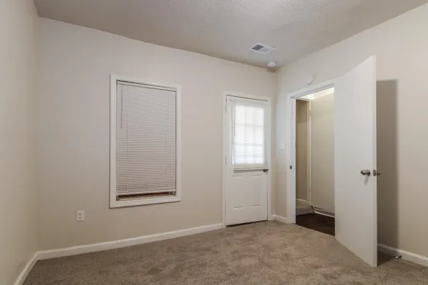 a view of an empty room