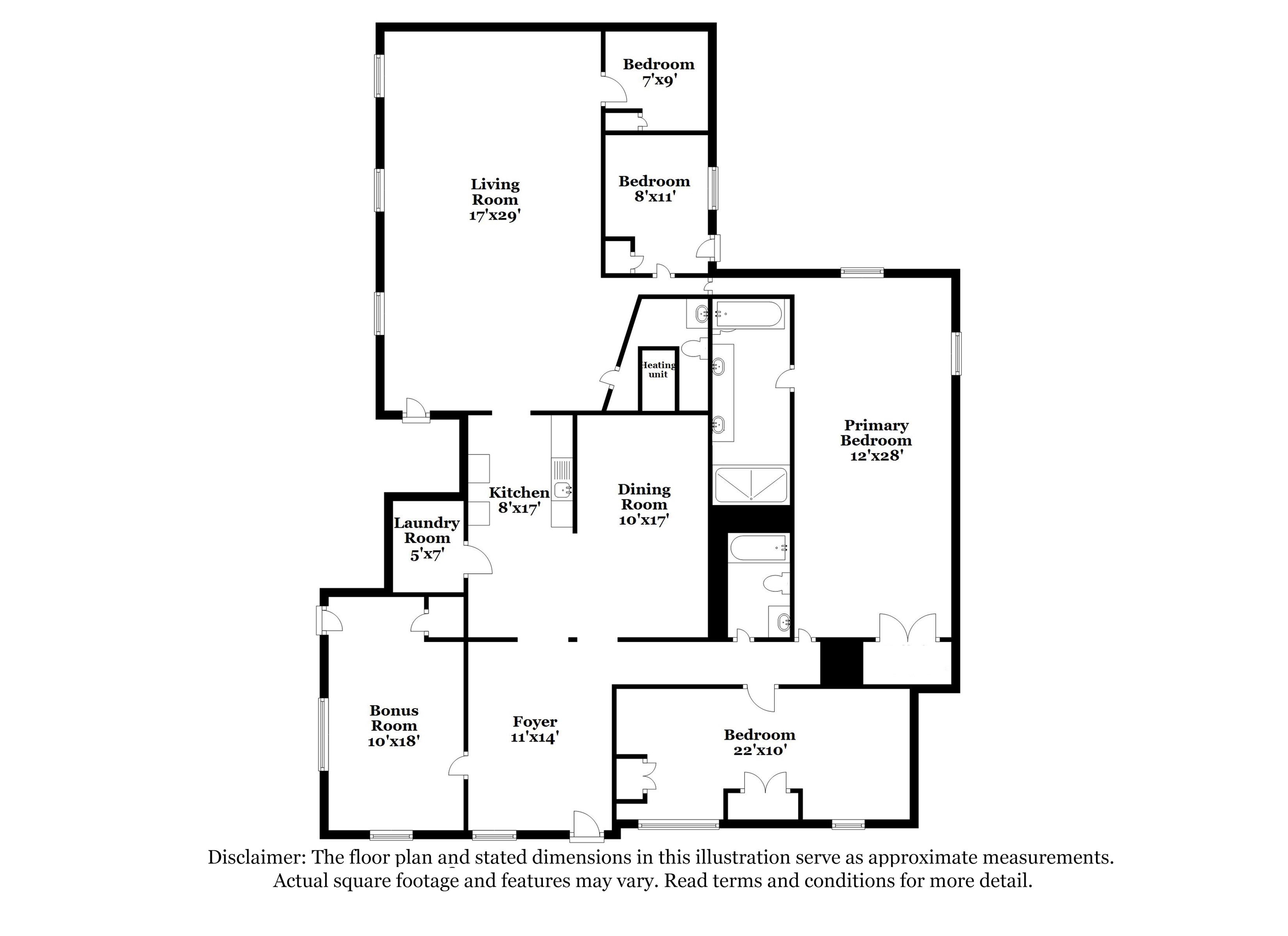 4014 Stowe Street Memphis, TN 38128 - Photo 16 of 16 a picture of a floor plan