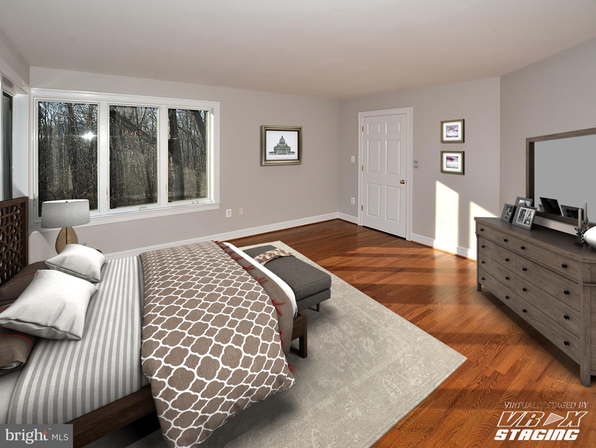 11278 Silo Road Marshall, VA 20115 - Photo 23 of 50 Virtually staged master bedroom