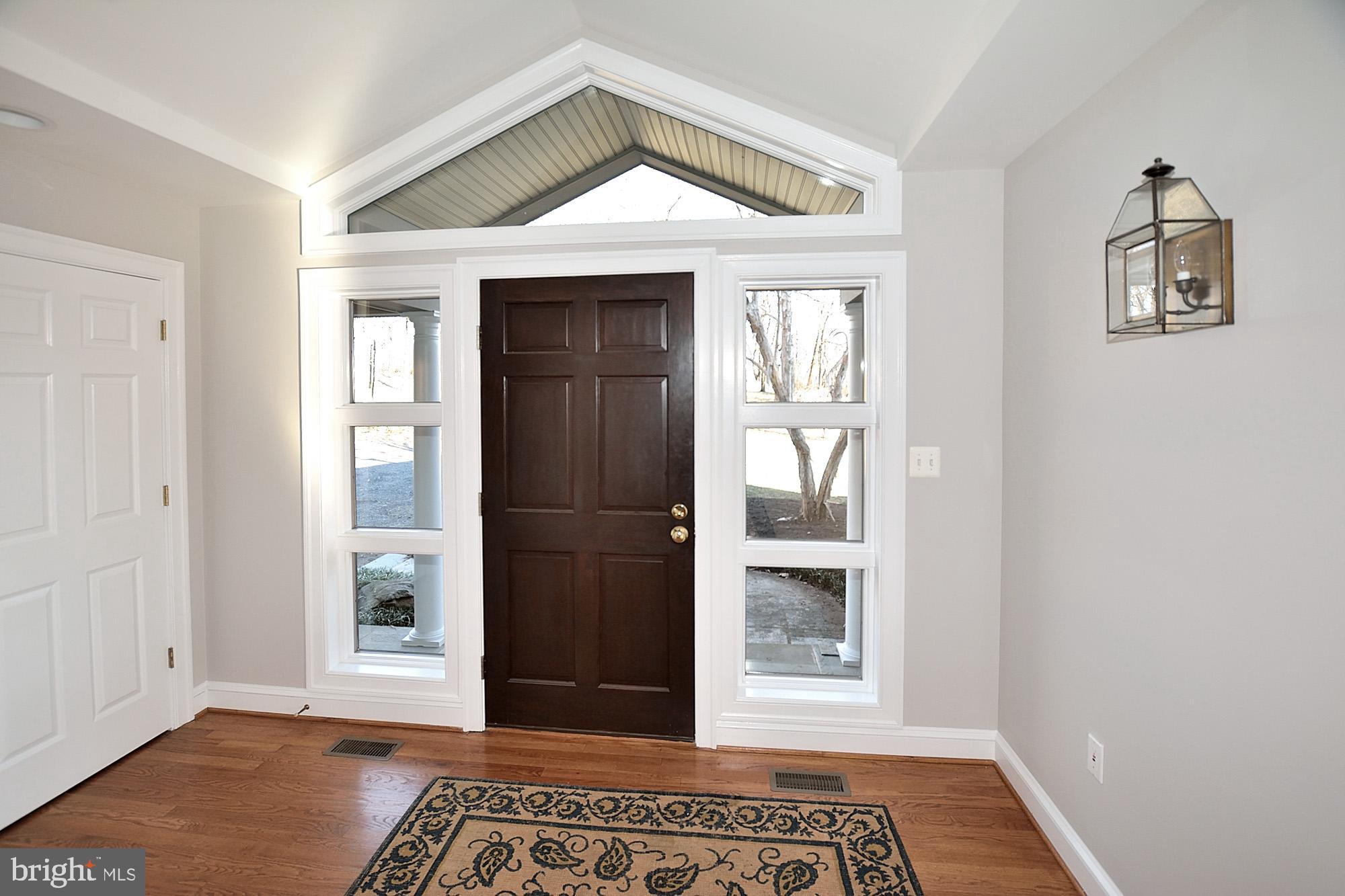 Light and bright foyer
