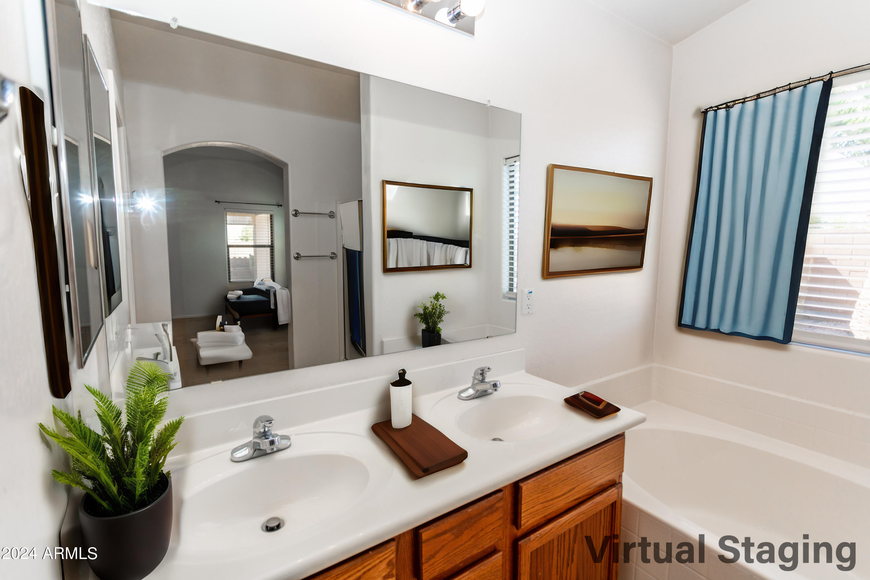 45672 West Sheridan Road Maricopa, AZ 85139 - Photo 16 of 35 16 Virtual Stage Master Bath