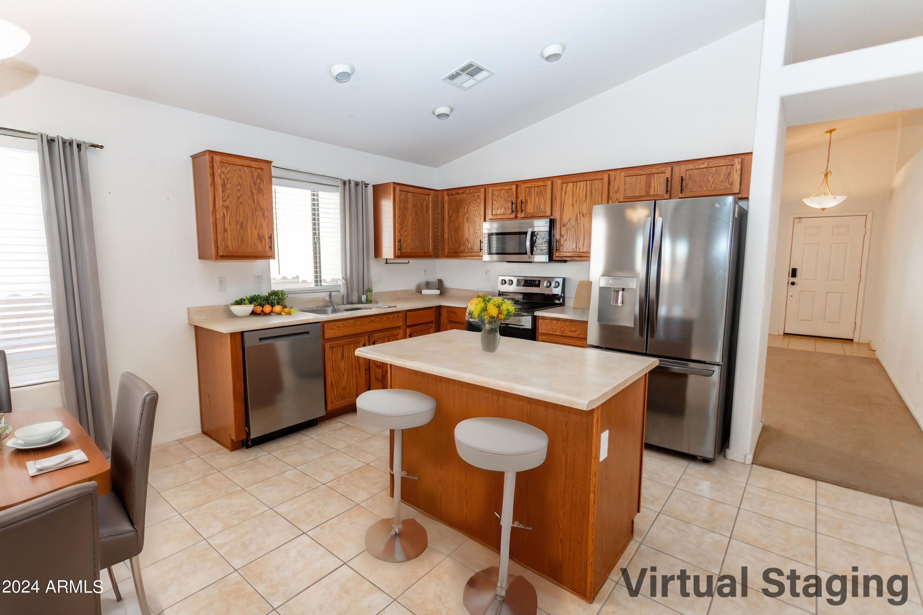 45672 West Sheridan Road Maricopa, AZ 85139 - Photo 3 of 35 03 Virtual Stage Kitchen