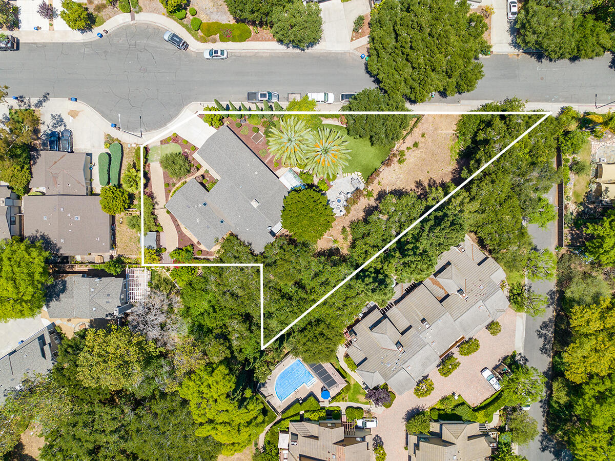 4009 Primavera Road Santa Barbara, CA 93110 - Photo 37 of 41 an aerial view of houses with outdoor space