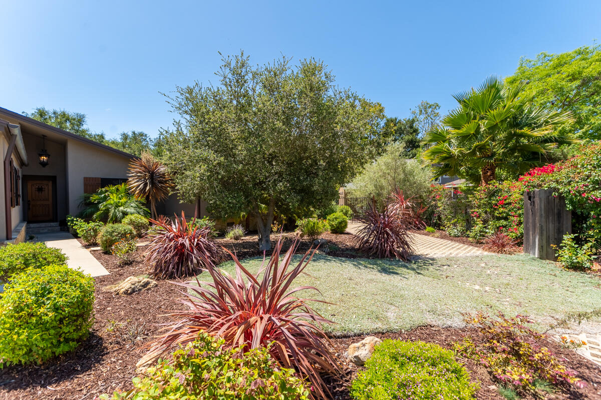 4009 Primavera Road Santa Barbara, CA 93110 - Photo 4 of 41 a view of a backyard with sitting area