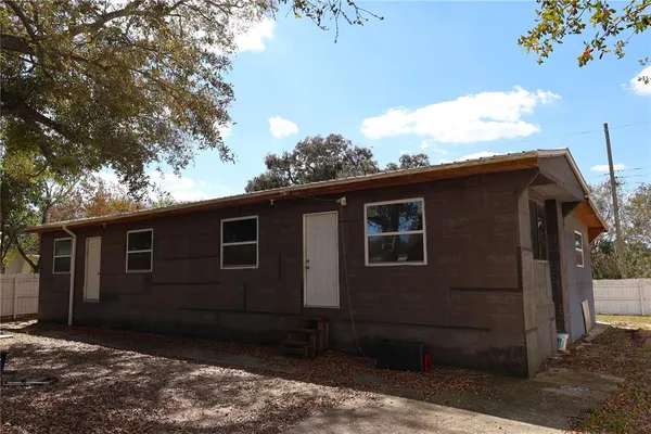 a side view of a house