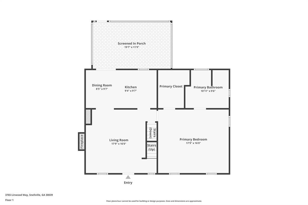 3765 Linwood Way Snellville, GA 30039 - Photo 52 of 53 a picture of a floor plan