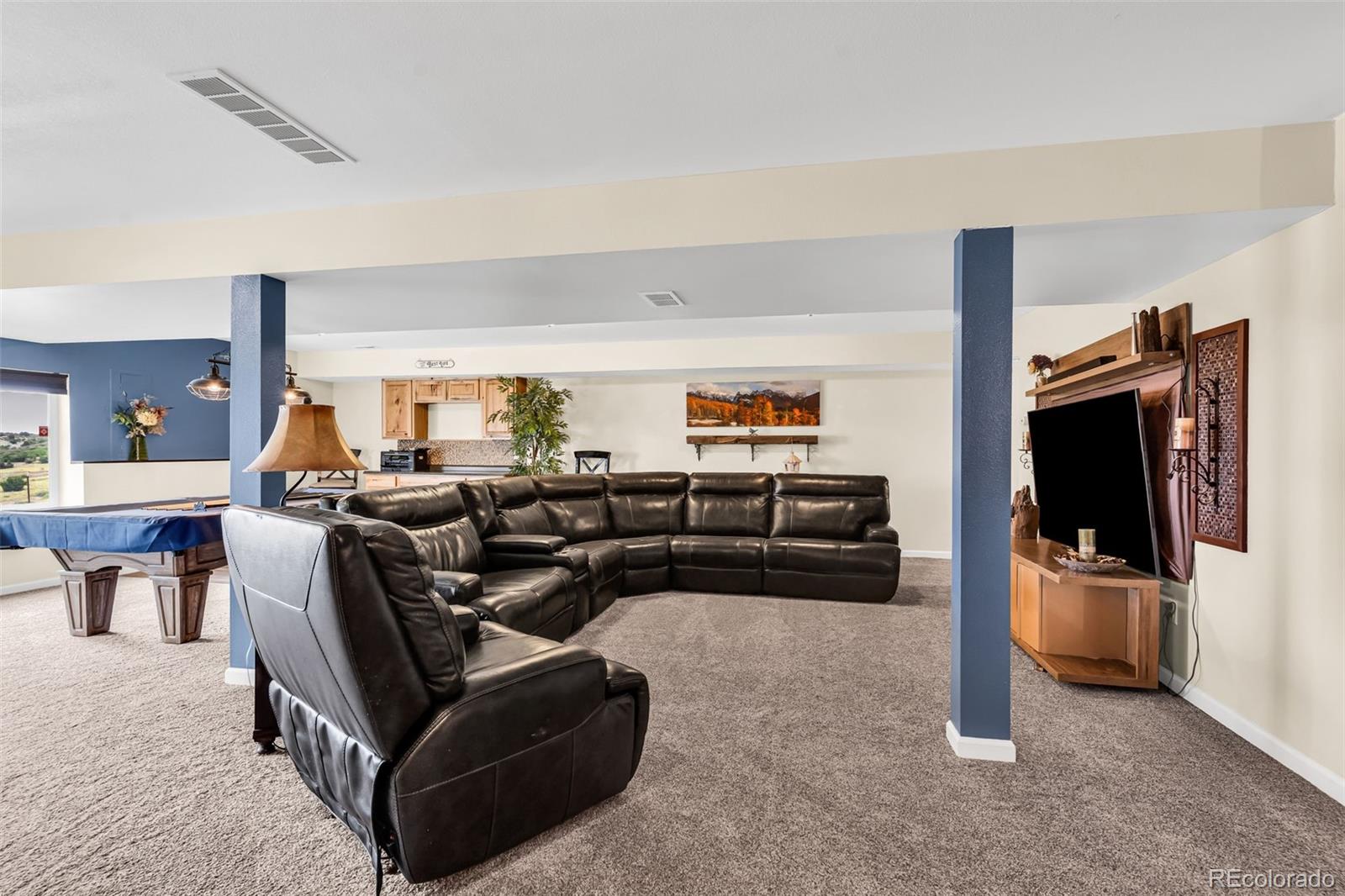 10380 Coyote Lane Rye, CO 81069 - Photo 23 of 50 a living room with furniture and a flat screen tv