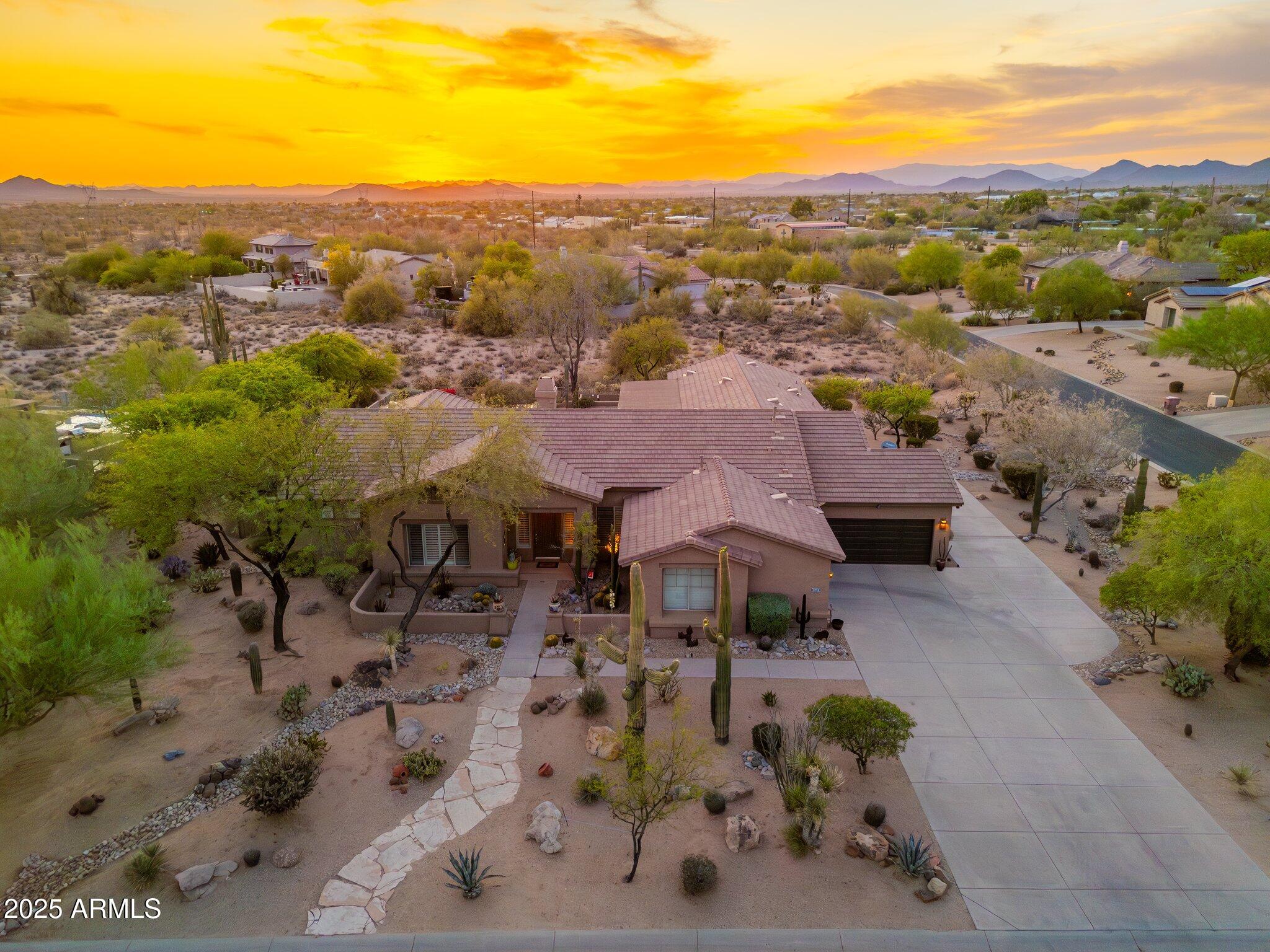 5712 East Blue Sky Drive Scottsdale, AZ 85266 - Photo 77 of 79 an aerial view of multiple house