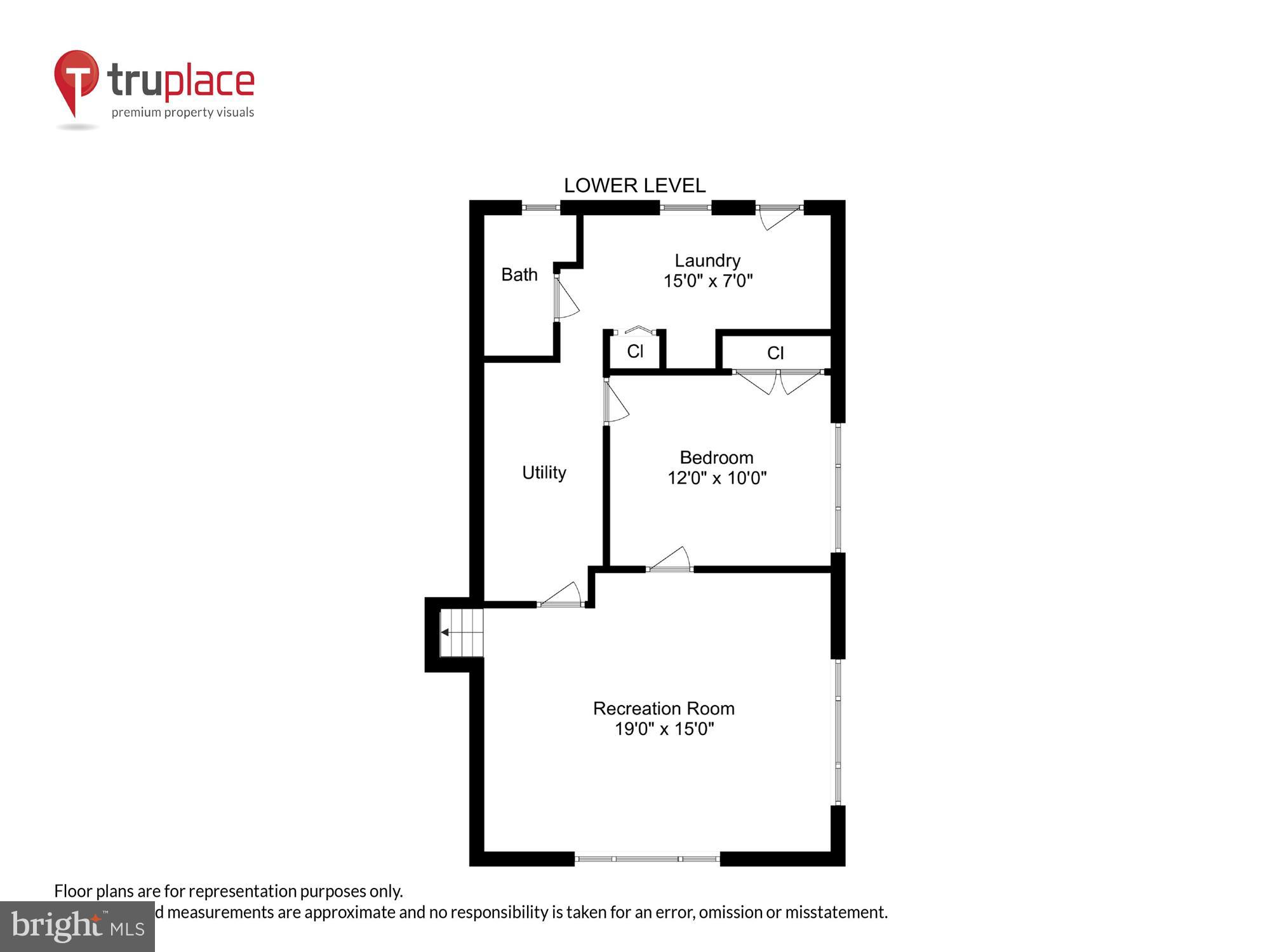 3610 Old Post Road Fairfax, VA 22030 - Photo 46 of 48 Lower Level Floorplan