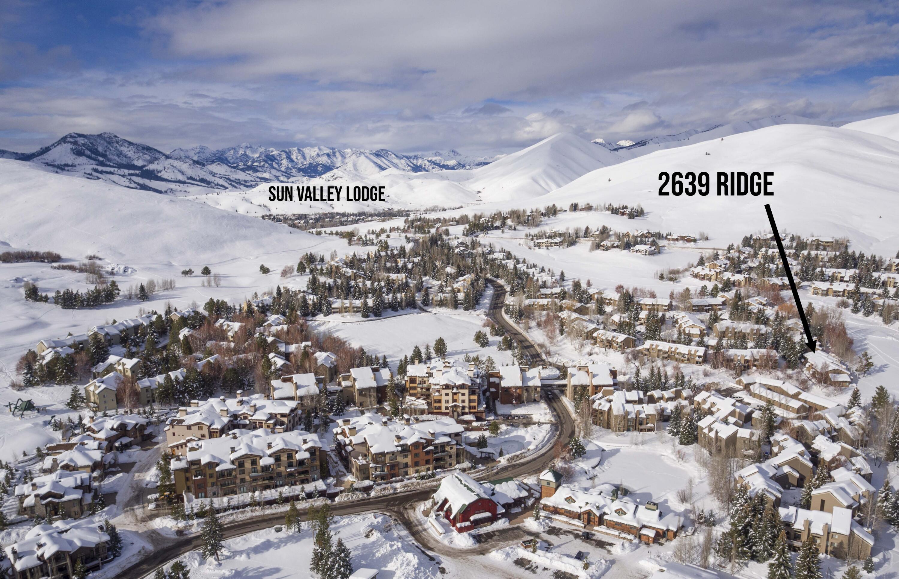 2639 Ridge Lane, Unit 39 Sun Valley, ID 83353 - Photo 25 of 35 2639 Aerial Winter
