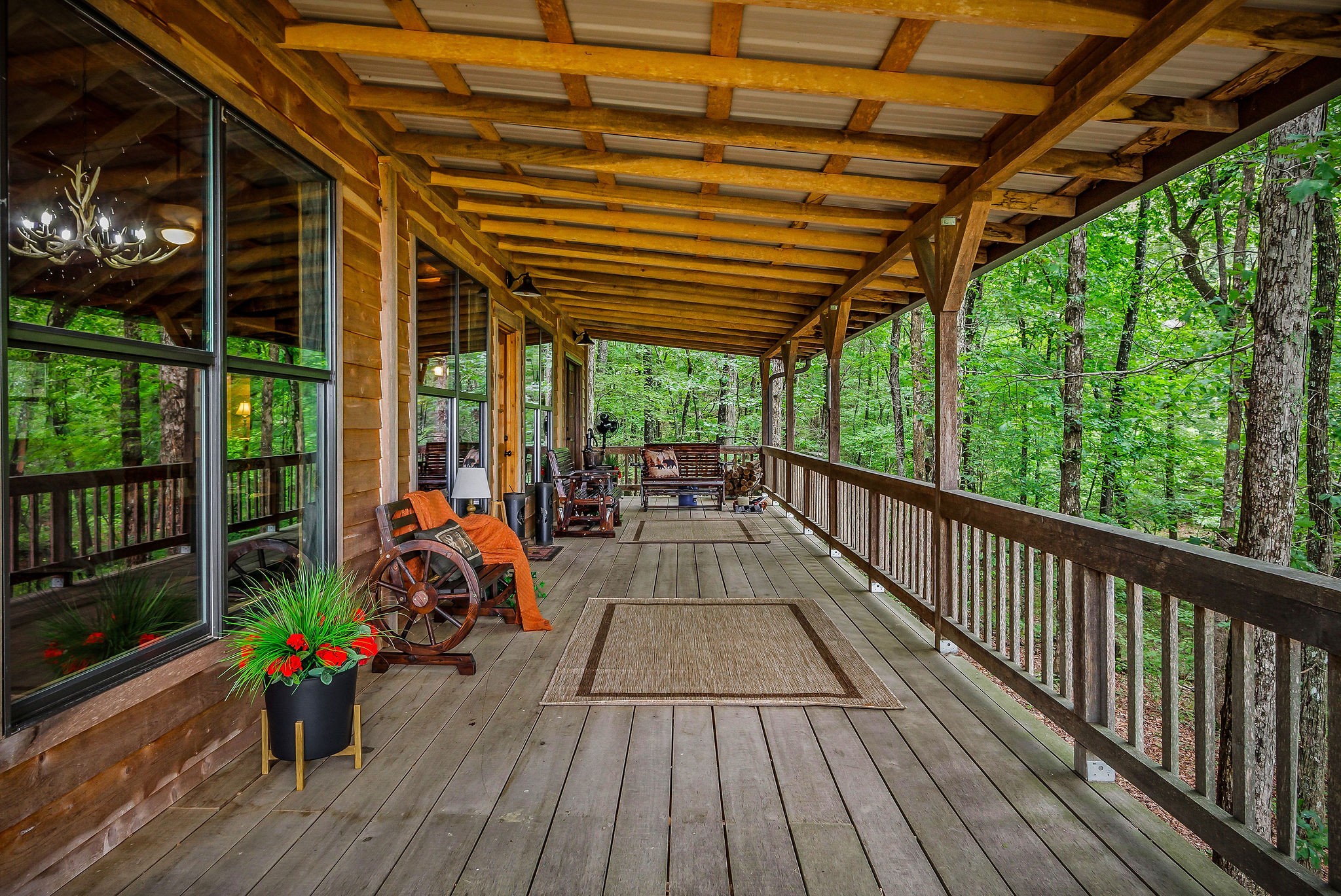 755 Music City Ranch Lane Sparta, TN 38583 - Photo 4 of 35 a view of outdoor space with wooden floor and outdoor seating