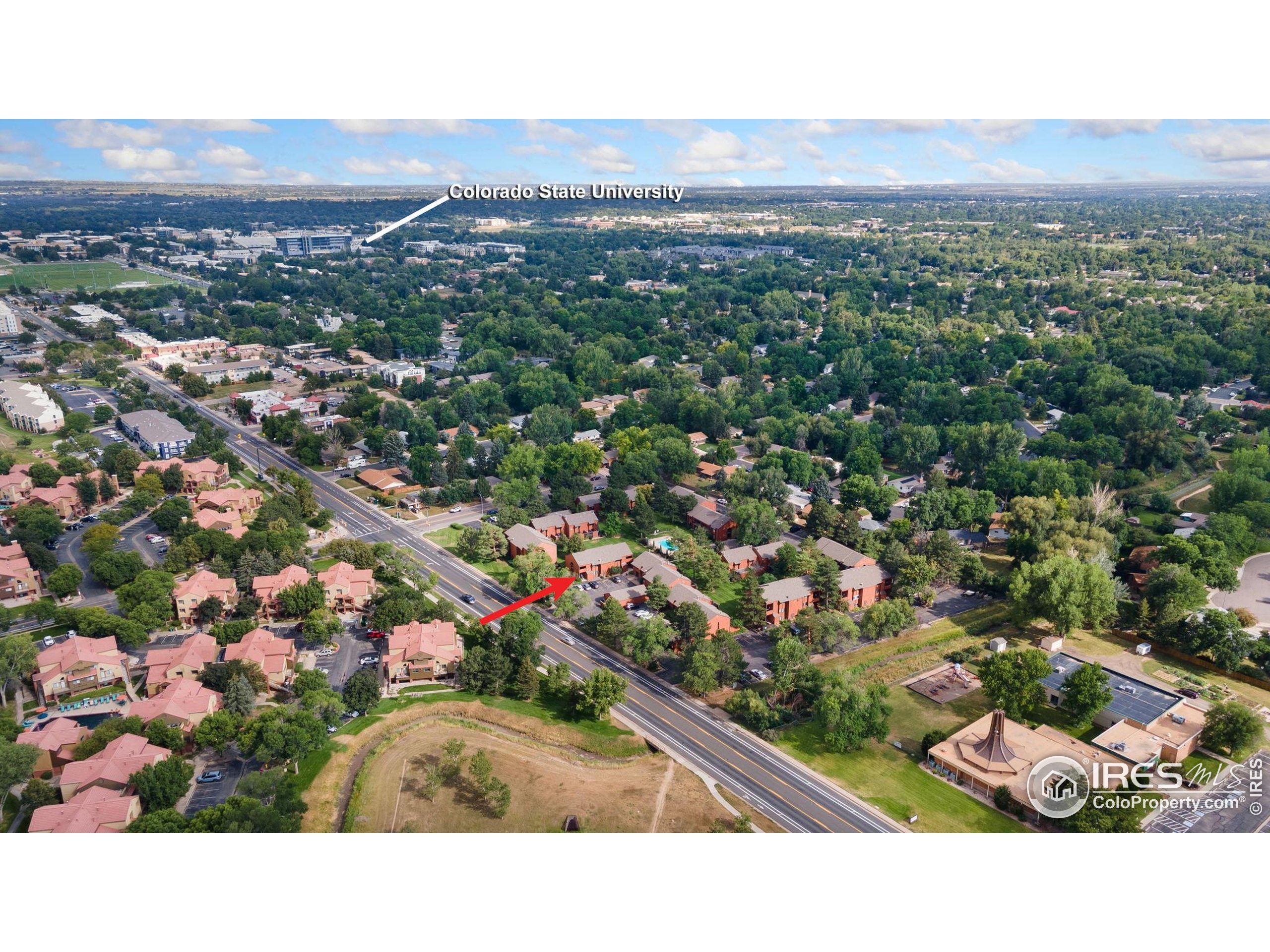 1625 West Elizabeth Street, Unit G2 Fort Collins, CO 80521 - Photo 3 of 45 a view of a city