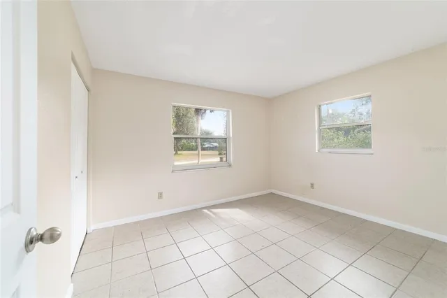 a view of a terrace with a lake view