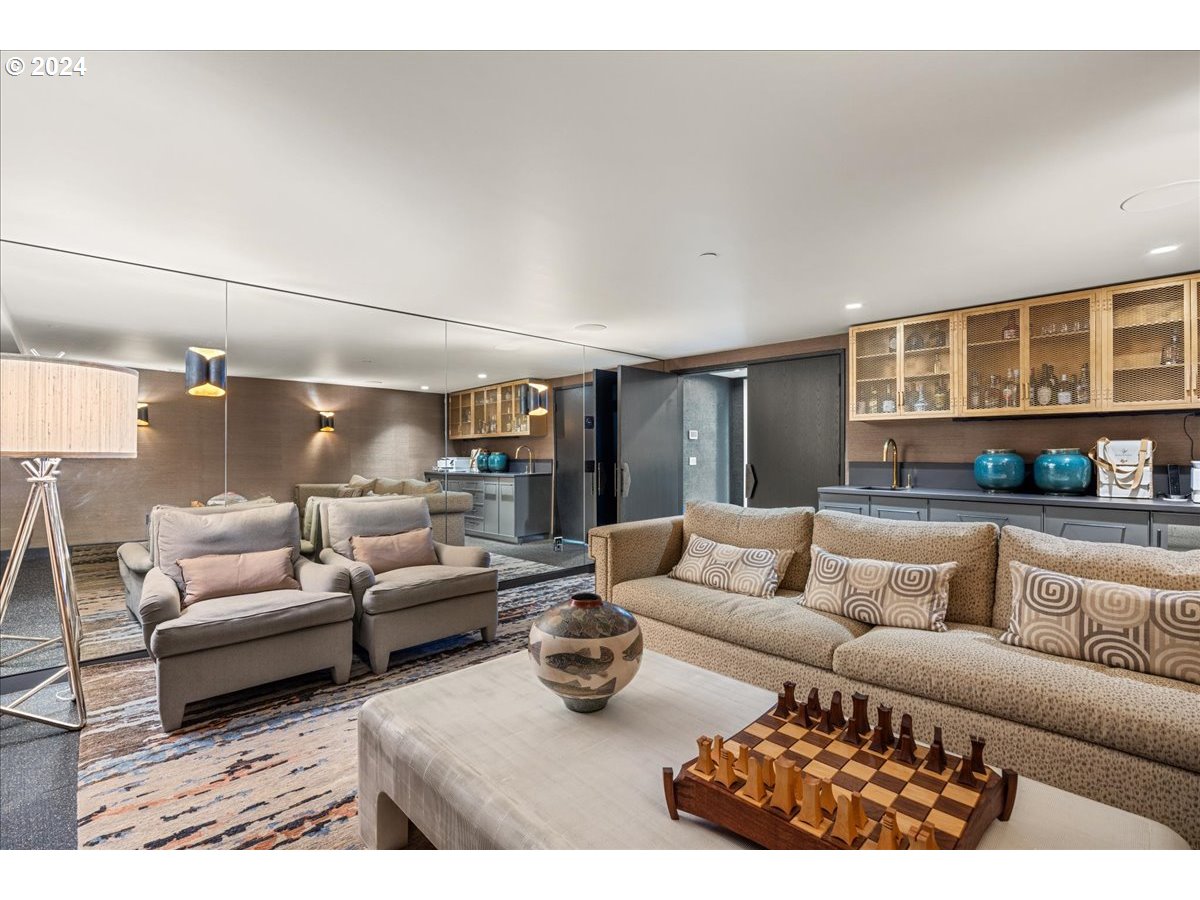 1933 Highlands Loop Lake Oswego, OR 97034 - Photo 39 of 48 a living room with furniture and kitchen view