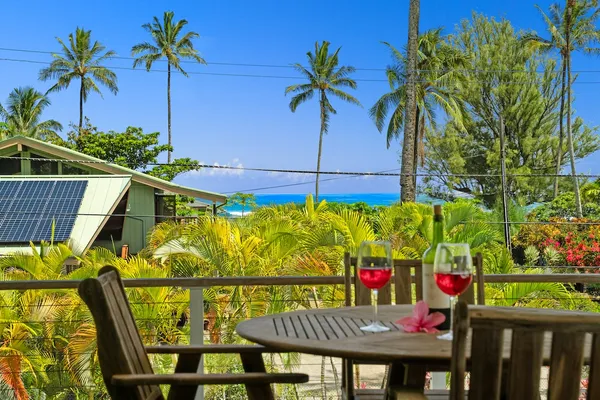 a view of a outdoor seating area