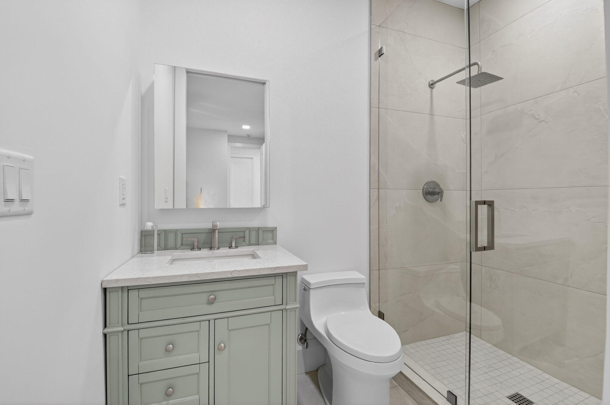 5723 Hamilton Way Boca Raton, FL 33496 - Photo 34 of 111 a bathroom with a sink toilet and shower