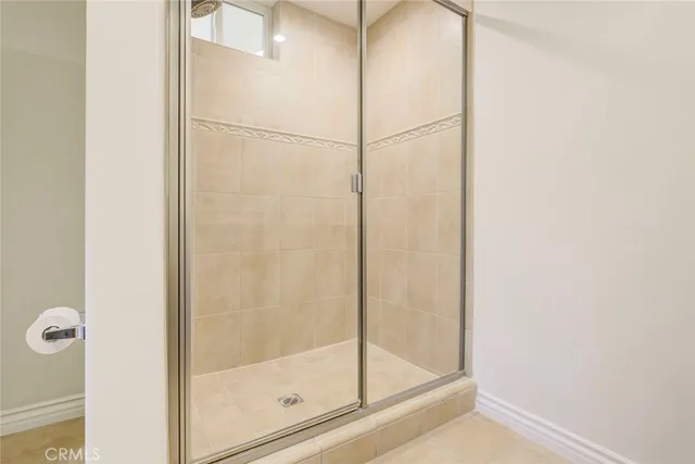 an empty room with an entryway