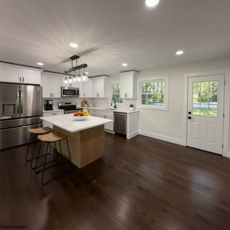 2457 Parkland Drive Decatur, GA 30032 - Photo 4 of 23 a kitchen with refrigerator and cabinets