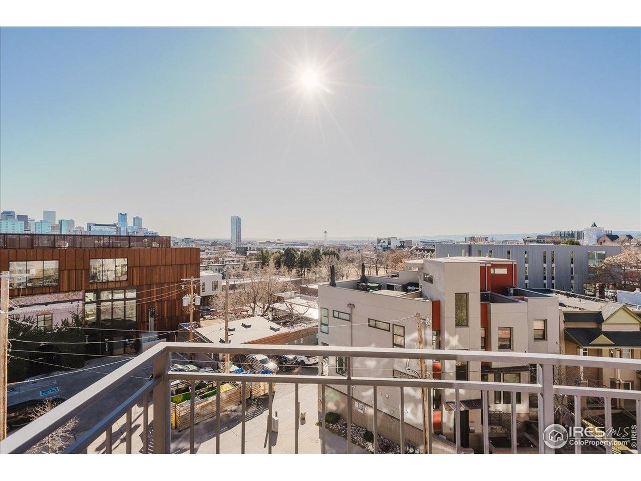 1925 West 32nd Avenue, Unit 401 Denver, CO 80211 - Photo 33 of 42 a view of city with balcony