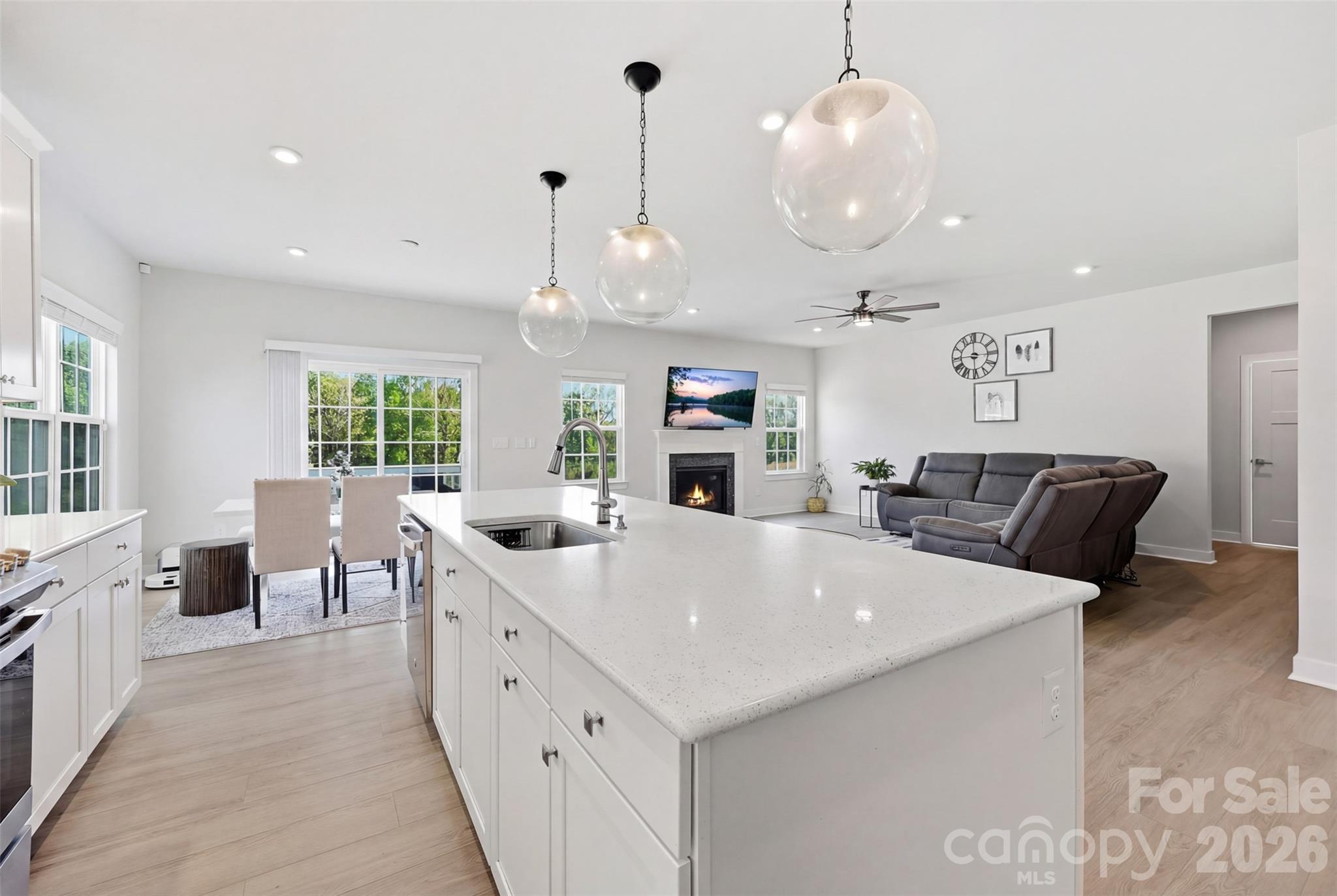 3057 Ballester Road Fort Mill, SC 29707 - Photo 11 of 48 a large kitchen with kitchen island a large island in it