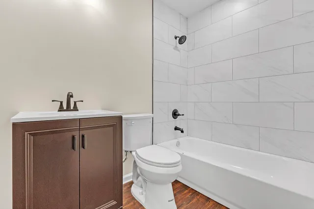 a backyard of a house