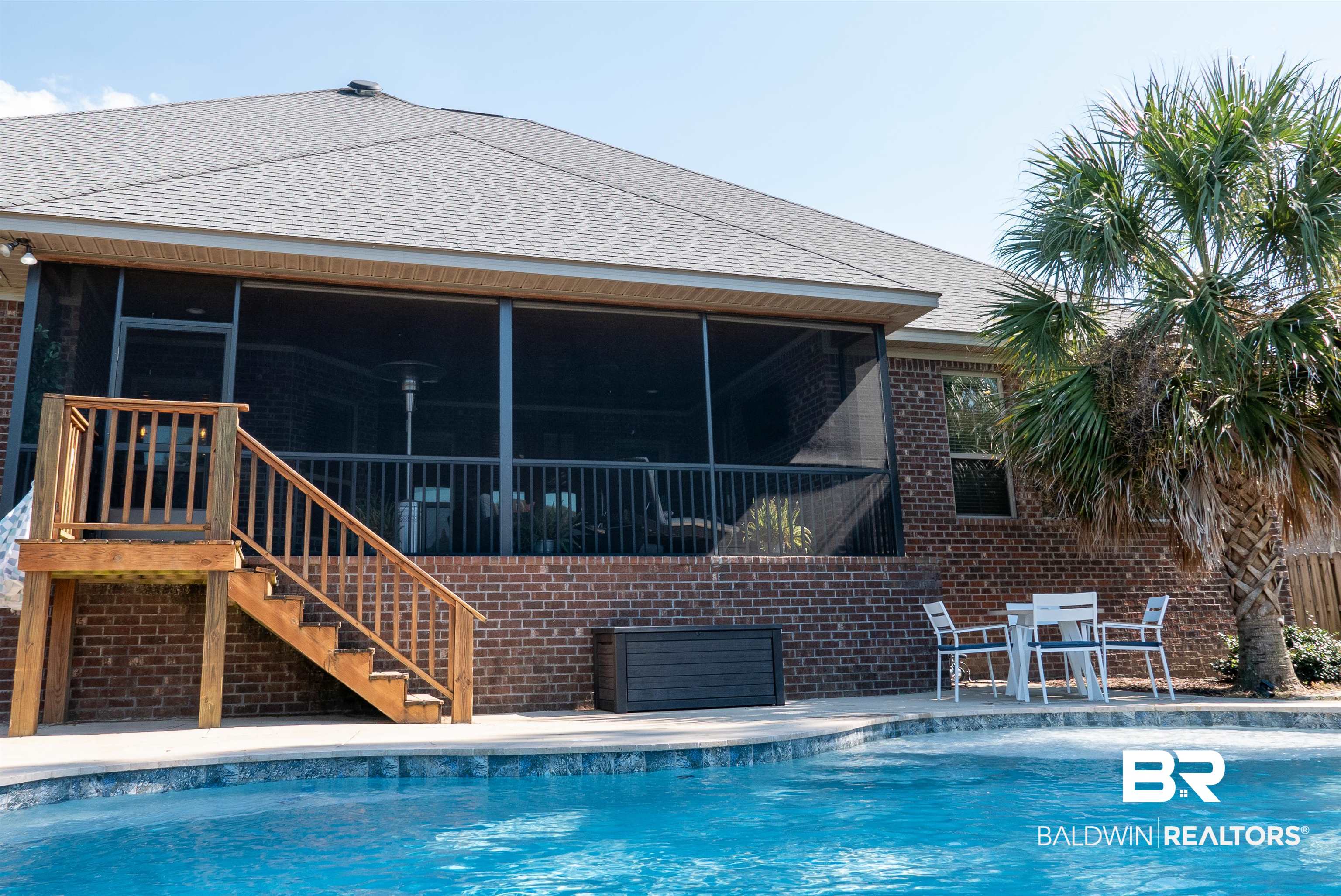 6684 Garrison Drive Daphne, AL 36527 - Photo 3 of 35 View of swimming pool featuring a sunroom