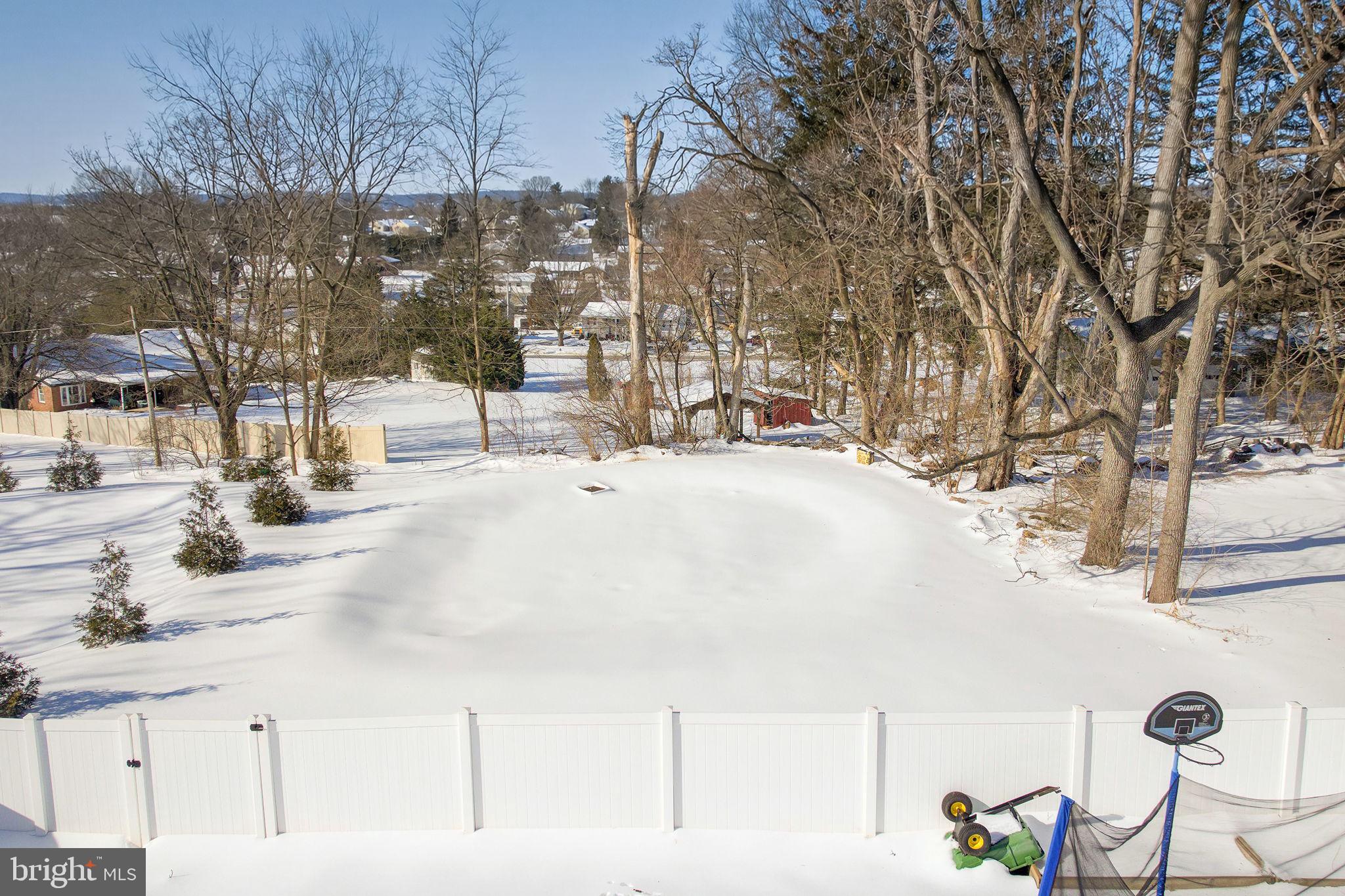 94 North Reamstown Road Reamstown, PA 17567 - Photo 41 of 42 Property goes to tree line beyond fence