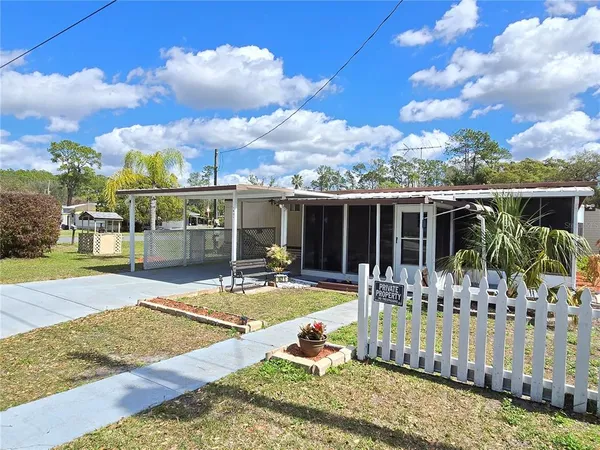 front view of house with a yard