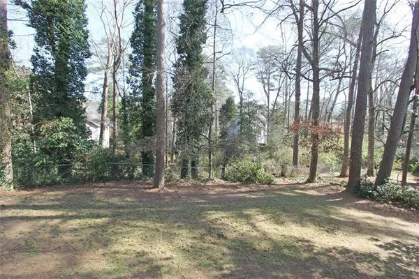 a view of outdoor space with trees