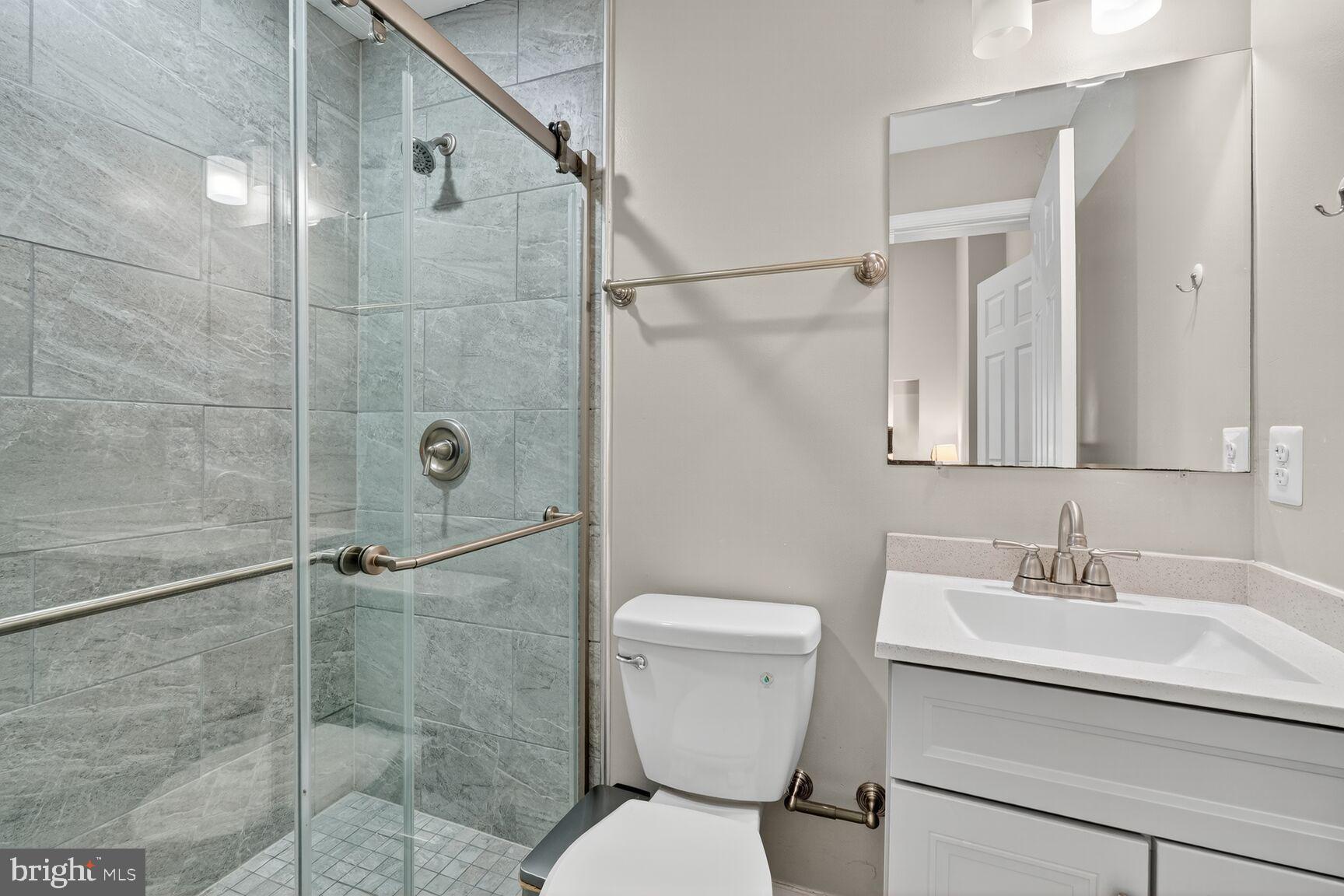 133 7th Street Southeast, Unit 3 Washington, DC 20003 - Photo 17 of 19 a bathroom with a sink toilet and shower