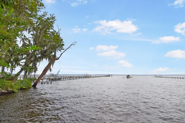 a view of an ocean beach