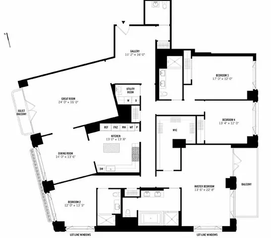 $10,500,000 | 2150 Broadway, Unit PH2B | Upper West Side