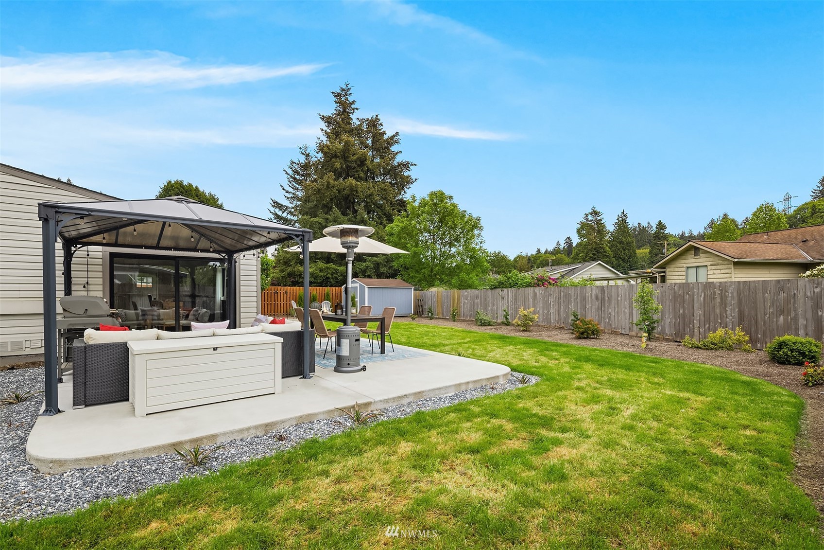 3115 Southeast 5th Street Renton, WA 98058 - Photo 24 of 25 a view of a house with backyard and sitting area